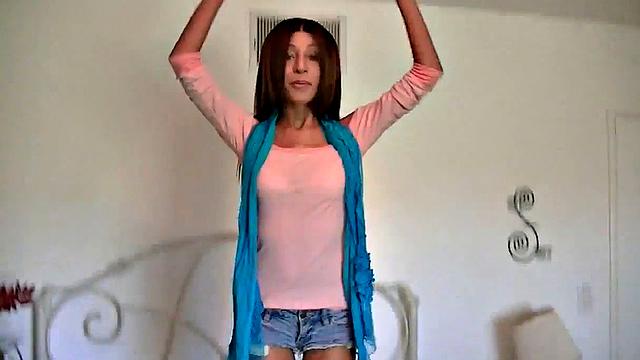 Tiny Trisha Rides Hard Dick in POV