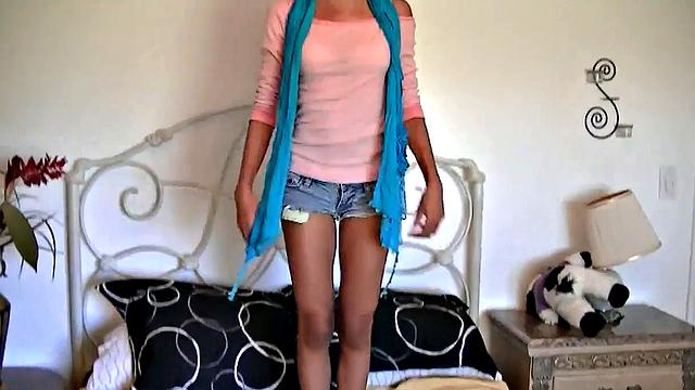 Tiny Trisha Rides Hard Dick in POV