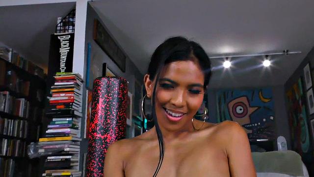 POV flexible ethnic amateur ravaged