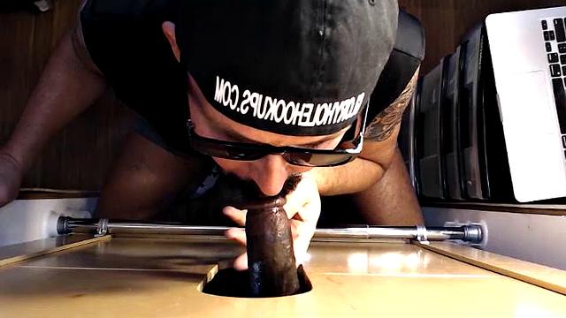 Milking Chocolate at The Gloryhole