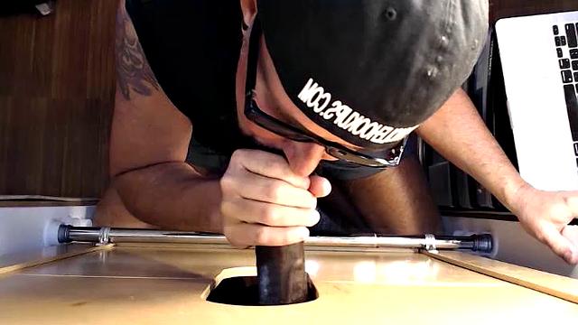 Milking Chocolate at The Gloryhole