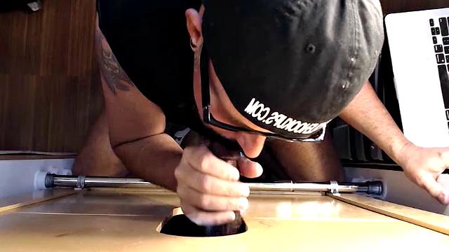 Milking Chocolate at The Gloryhole