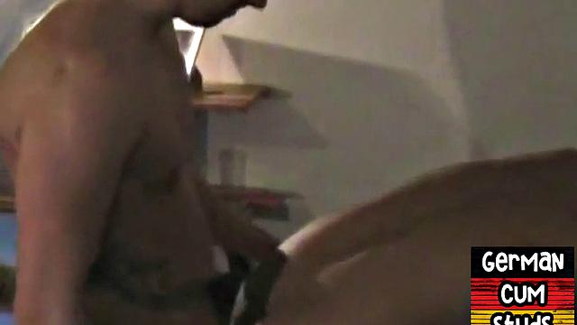 German DILF barebacking a stud