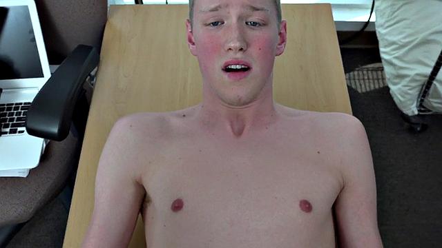 IR POV twink by black dominant gay in office