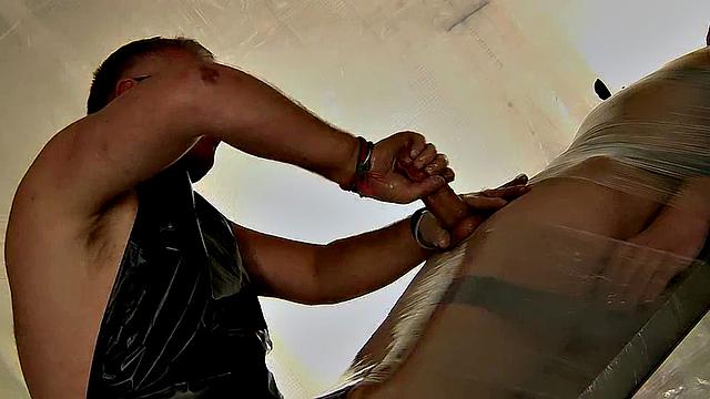 Taped Down Twink Drained Of Cum - Alex Silvers &amp;amp; Sebastian Kane
