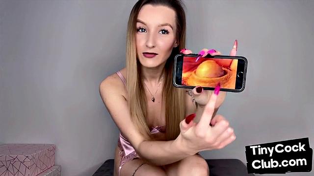 CFNM British Slut Rates Small Cocks from Tiny Cock Club