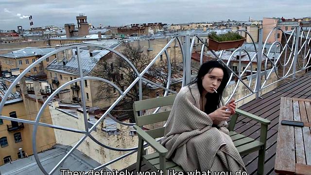 Sweetie with long hair has nothing against sex with stepbro