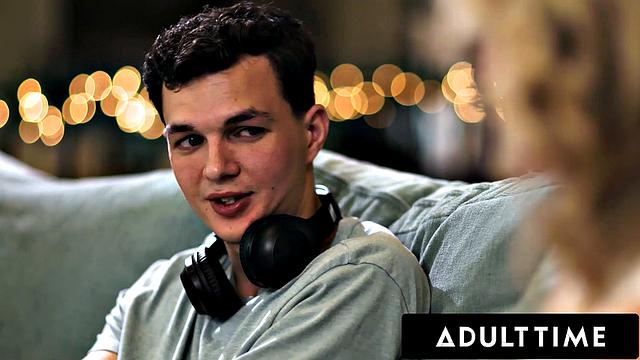 ADULT TIME - MILF Rachael Cavalli Catches STEPSON Jerking Off & DECIDES TO GO WITH HIM!