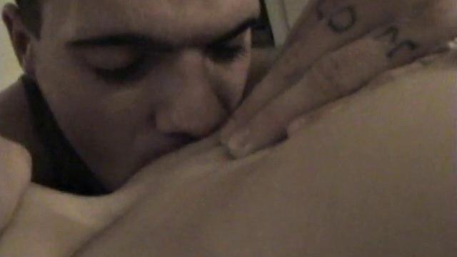 Kinky GF gets her bald pussy licked & fingered hard in this homemade anal video