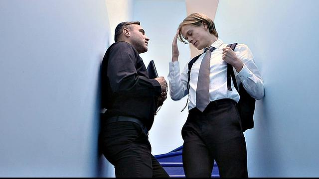 Adrian: On Rectory Stairs