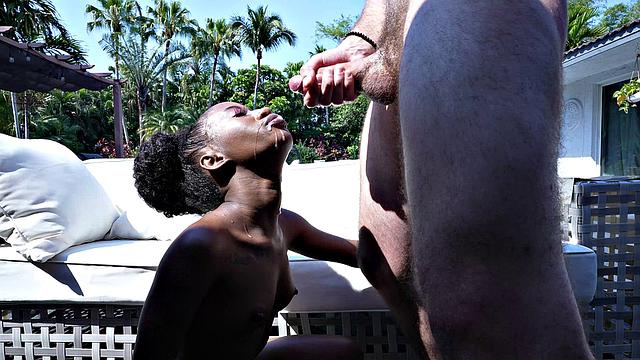 Mini Stallion is hot and tatted