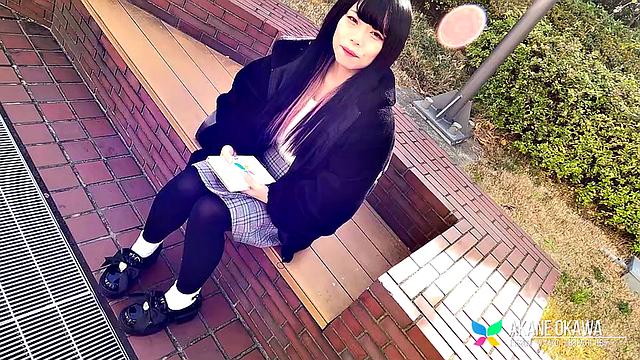 Our lovely model, Miss Akane Okawa