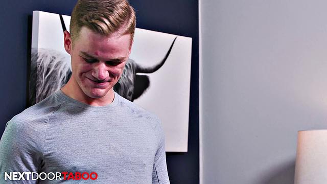 Twink Stepbro's Spitroast Muscle Jock - NextDoorTaboo