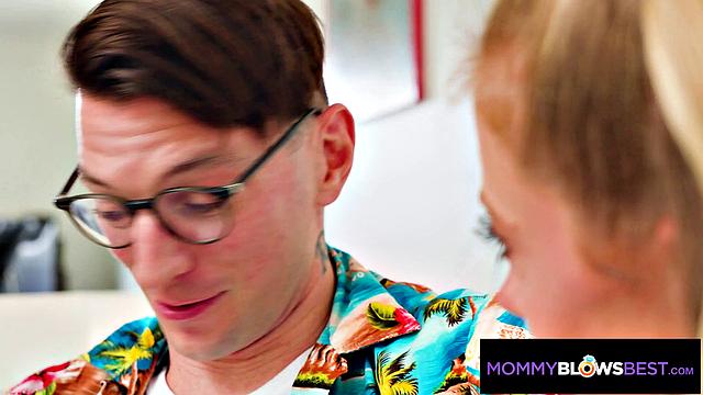 MommyBlowsBest - Hot Barbie Milf Gives Me An Amazing Footjob & Sucks Dick