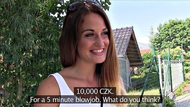 Sunshine Babe with huge tits bouncing while getting fucked outdoors