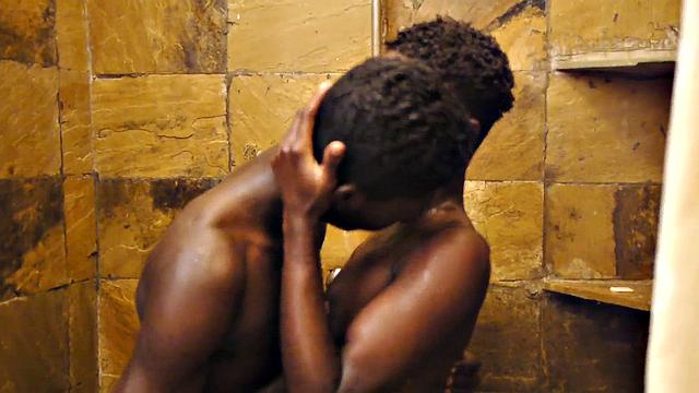 Real African twink anal in doggy