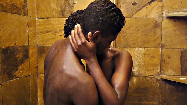 Real African twink anal in doggy