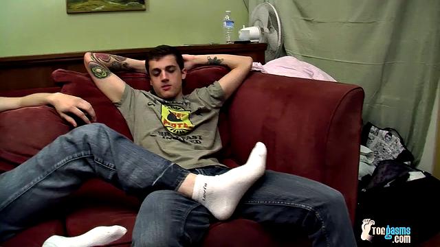 A Nice Foot Wank - Bryce Corbin And Chris Porter