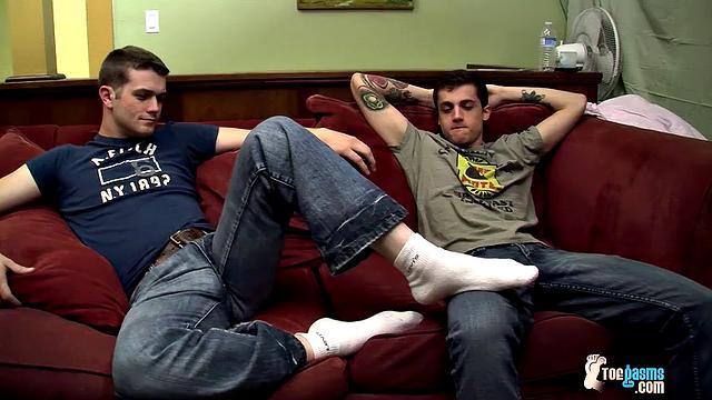 A Nice Foot Wank - Bryce Corbin And Chris Porter