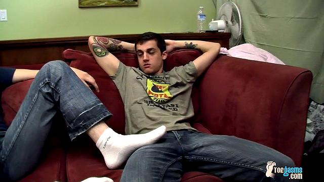 A Nice Foot Wank - Bryce Corbin And Chris Porter