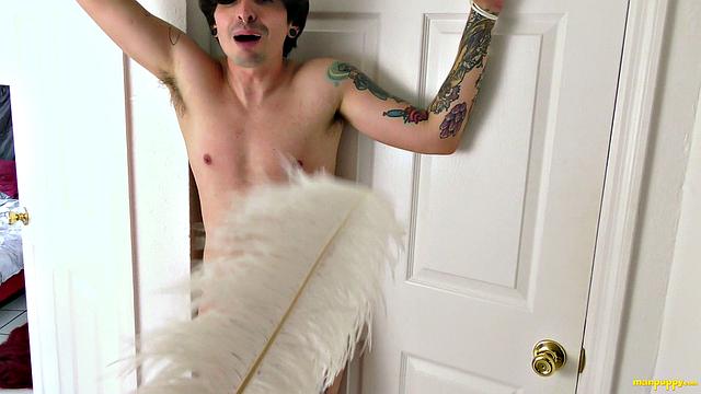 Johnny Mercy ties up Richard Lennox and tickles his bare body until he's moaning with pleasure