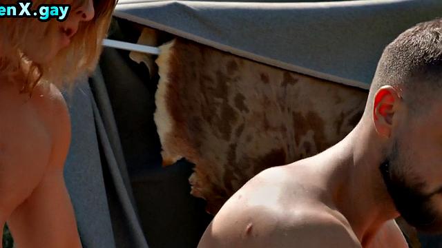 Manly tribe enjoys outdoor bareback orgy in fun