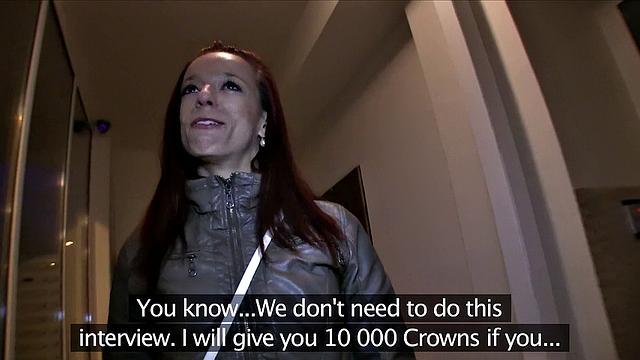 A couple's wild night out as they bang all night for cash