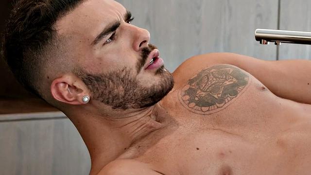 Sexy anal guy fucked in missionary by big white dick