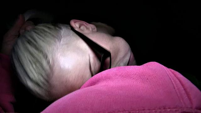 Blonde with glasses gets her mind blown by work fantasies and fucking outdoors