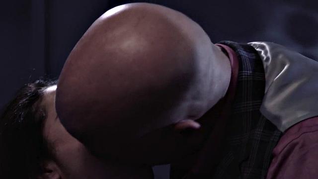 Horny brunette deepthroats and rides hard in cowgirl pose