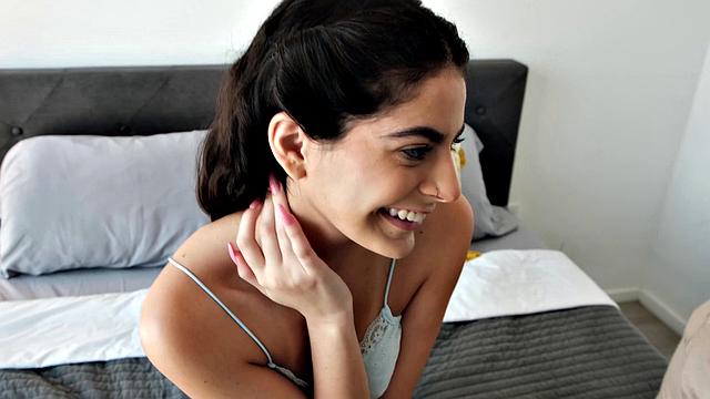 Latina Teen Angel Gets Her Hairy Pussy Fucked