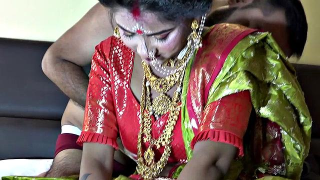 Newly Married Indian Girl Sudipa Hardcore Honeymoon Sex