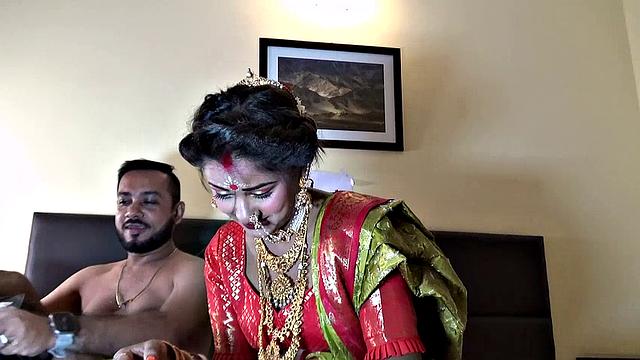 Newly Married Indian Girl Sudipa Hardcore Honeymoon Sex