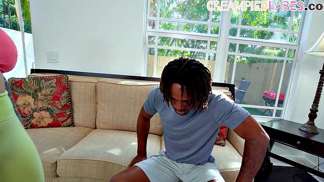 IR facefucked inked MILF by BBC yoga instructor