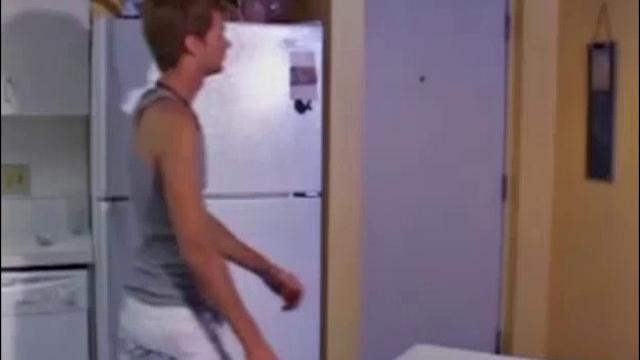 JD decides to relieve stress by topping Alex. In the living room, they make out and suck dick as the two undress each other. Naked and hard, they move to the bedroom, where JD blows Alex with a vengeance.