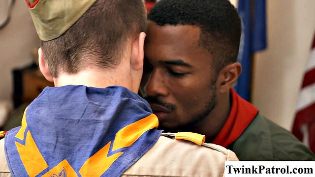 Black Scout Master Fucks This Twink Scout Hard