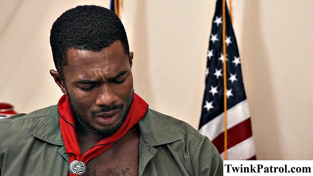 Black Scout Master Fucks This Twink Scout Hard