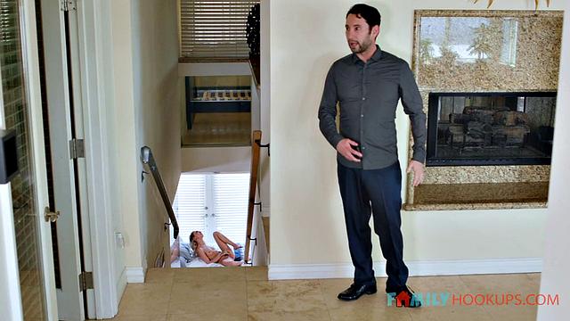 Cute teen Chloe Temple fucks her pervy stepdad