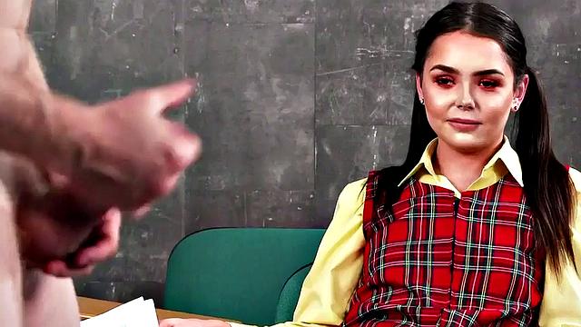 21yo voyeur college teases professor cock till cumshot