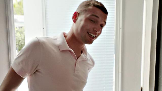 Party girl with tattoos gets fucked hard and takes a cumshot in her mouth