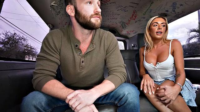 Fooled straight stud bangs man's ass in public van outdoor