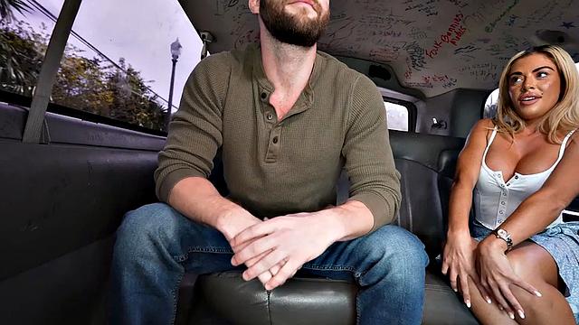 Fooled straight stud bangs man's ass in public van outdoor