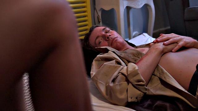 Hostel MILFS with big jugs 3some by army dude