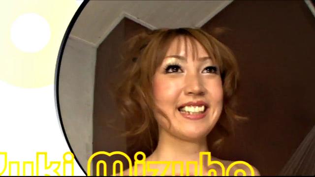 Yuki Mizuho sucking two hard cocks and double penetrated