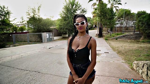 Huge Natural Ebony Boobs Swing