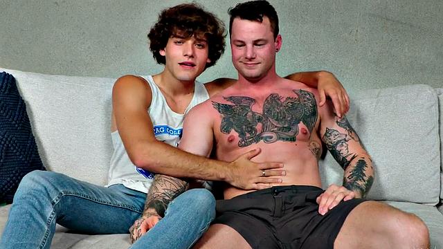 Debut Std Fucks Tattooed Jock On Casting for Cumshot