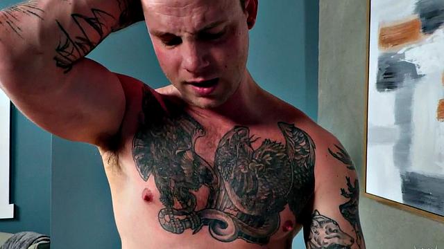 Debut Std Fucks Tattooed Jock On Casting for Cumshot