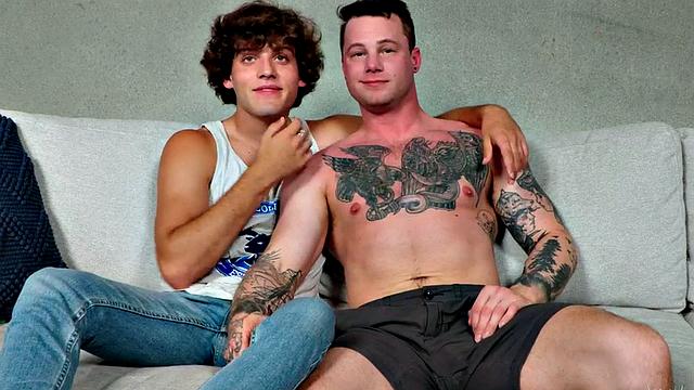 Debut Std Fucks Tattooed Jock On Casting for Cumshot