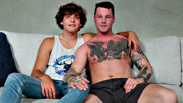 Debut Std Fucks Tattooed Jock On Casting for Cumshot