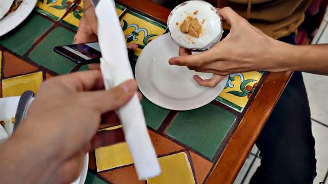 Blonde cutie gets her trimmed pussy sucked before being ravished in the bathroom